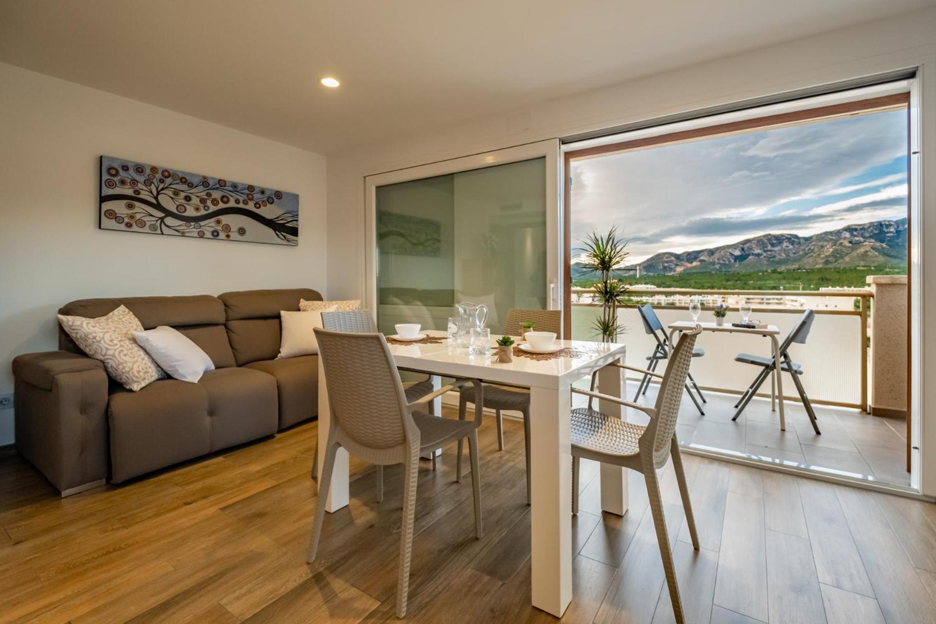 Apartamento Con Terraza, Vistas Playa Y Montana L'L'Hospitalet de l'Infant Eksteriør bilde